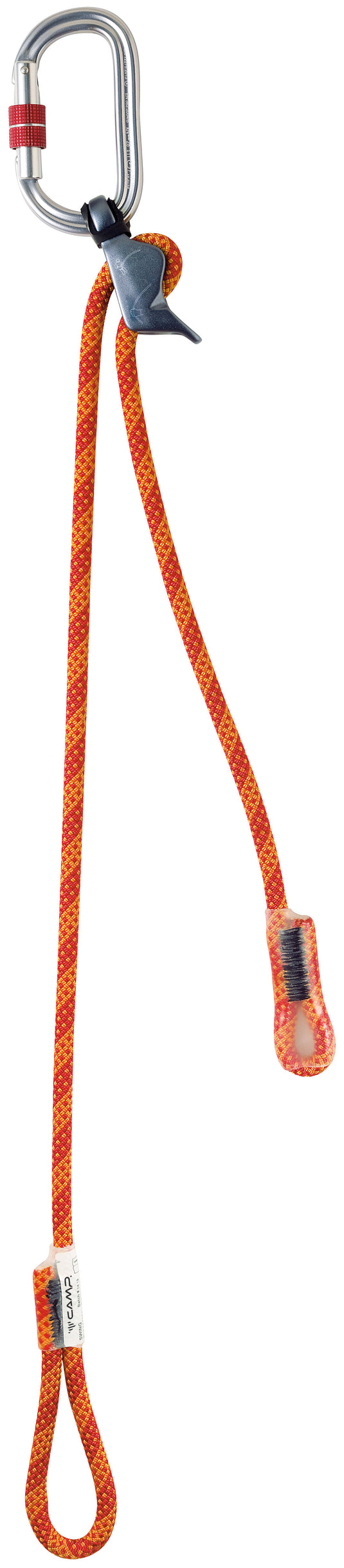 Adjustable positioning lanyard for attaching to anchors