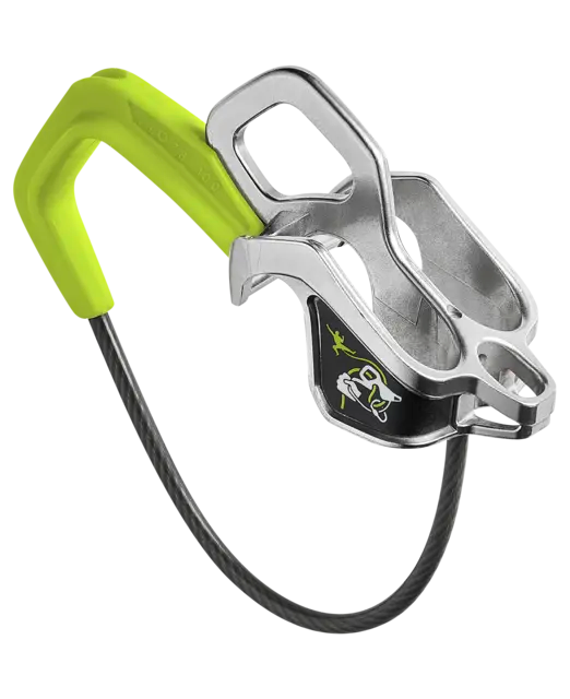 Edelrid MegaJul 2 Assisted Belay Device, left side view