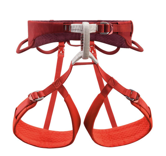 Petzl Adjama mens climbing harness, front view