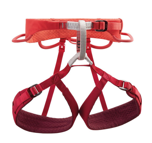 Petzl Luna women's climbing harness, front view