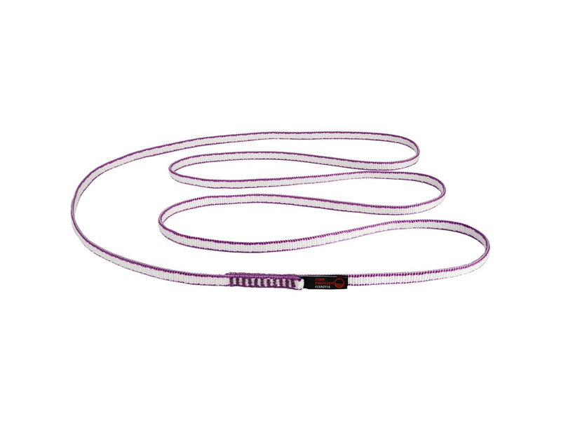 Load image into Gallery viewer, Wild Country 10mm Dyneema sling, purple 120cm, overview
