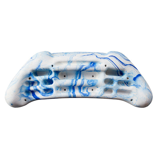 Metolius Foundry Hangboard, blue-white, front view