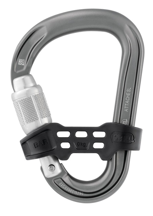 Grey Petzl Attache Bar Carabiner