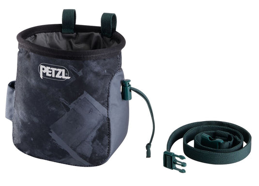 Petzl Saka chalk bag, Dark Grey
