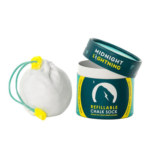 Refillable Chalk Ball with seawater-sourced chalk
