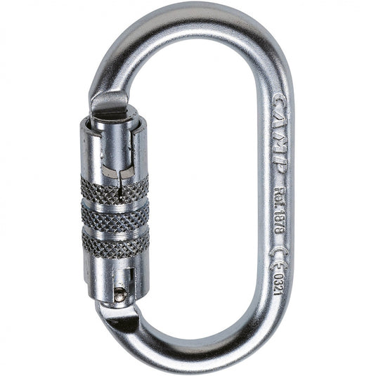 CAMP Oval 2 Lock auto-locking oval steel carabiner
