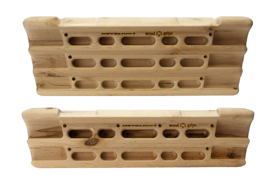 Planches suspendues avec poignées en bois