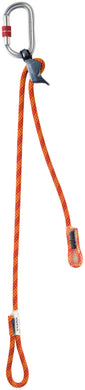 Adjustable positioning lanyard for attaching to anchors