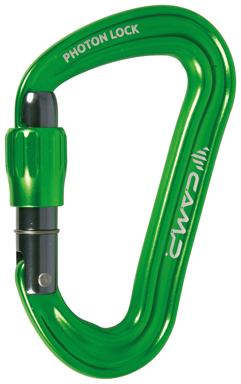 Chargez l&#39;image dans la visionneuse de la galerie, CAMP Photon Lock screwgate carabiner, green
