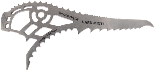 Steel replacement pick for climbing ice axe