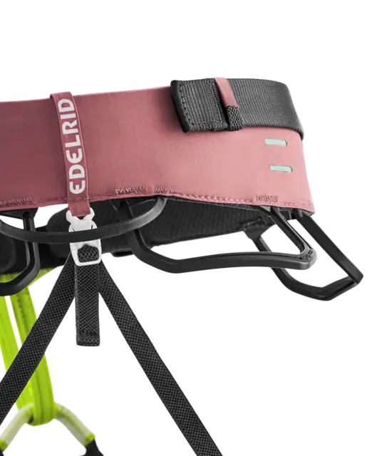 Edelrid Autana II Women's climbing harness, rear close-up