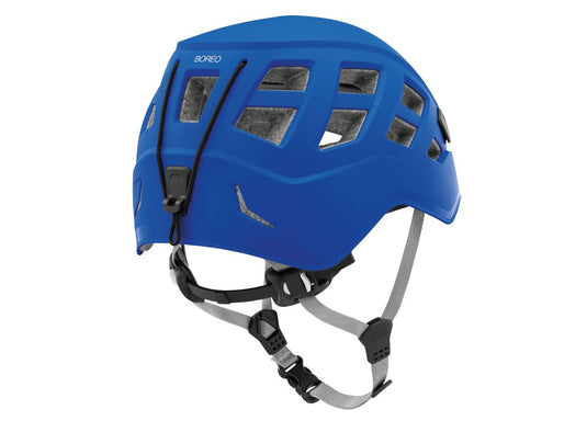 Petzl Boreo Helmet, rear view, blue