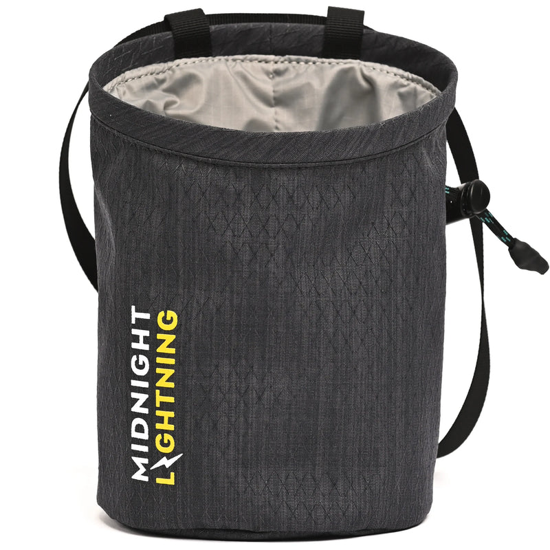 Load image into Gallery viewer, Midnight Lightning Anemone Chalk Bag, Black
