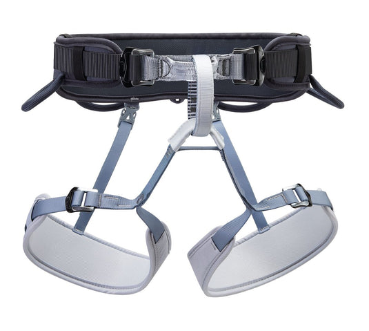 Petzl Corax harness, grey, front view