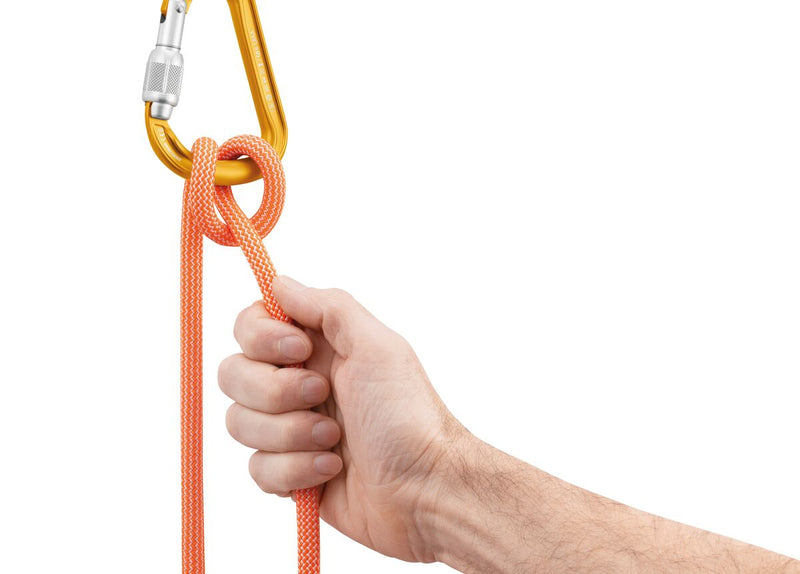 Load image into Gallery viewer, Petzl Attache HMS Belay Carabiner, belaying with munter hitch
