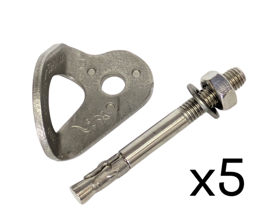 Fixe 304SS Hanger and Bolt 5-Pack (Special)