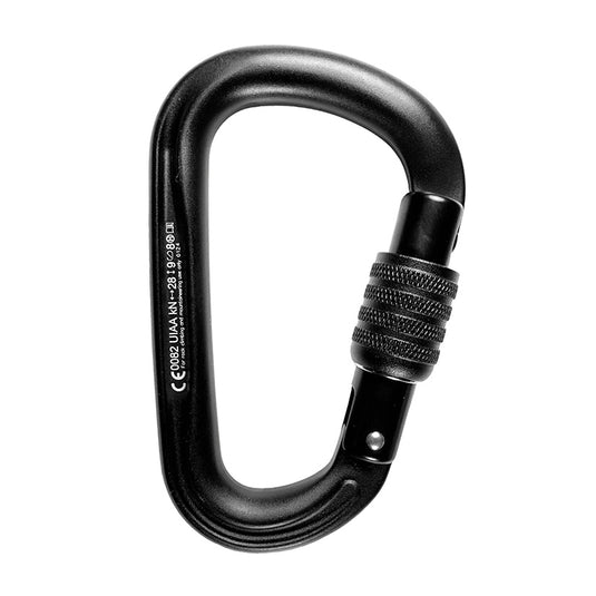 Metolius Element 2 screwgate carabiner, info-side view