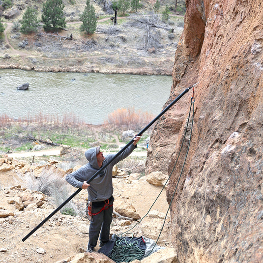 Metolius Roll Up Stick Clip Kit, in use