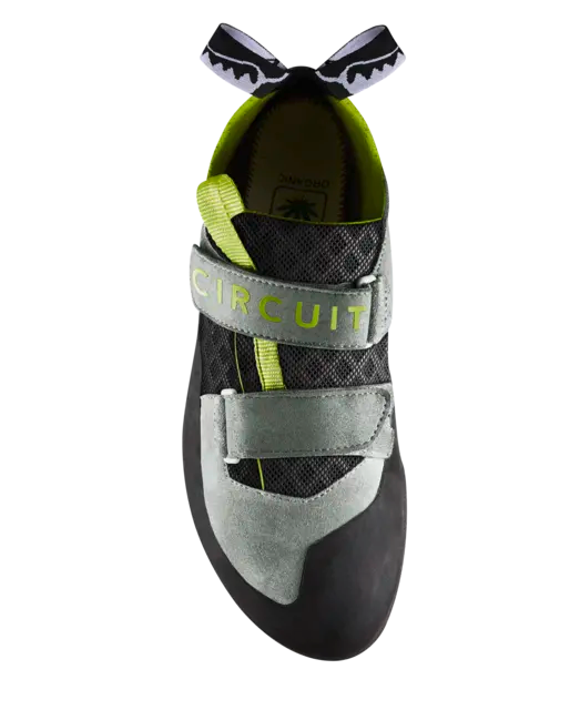 Load image into Gallery viewer, Circuit LV women&#39;s climbing shoe, top view
