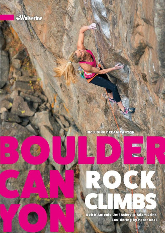 Boulder Canyon Climbing Guide Book, front cover