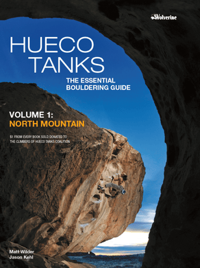 Hueco Tanks Bouldering Guide Book, front cover