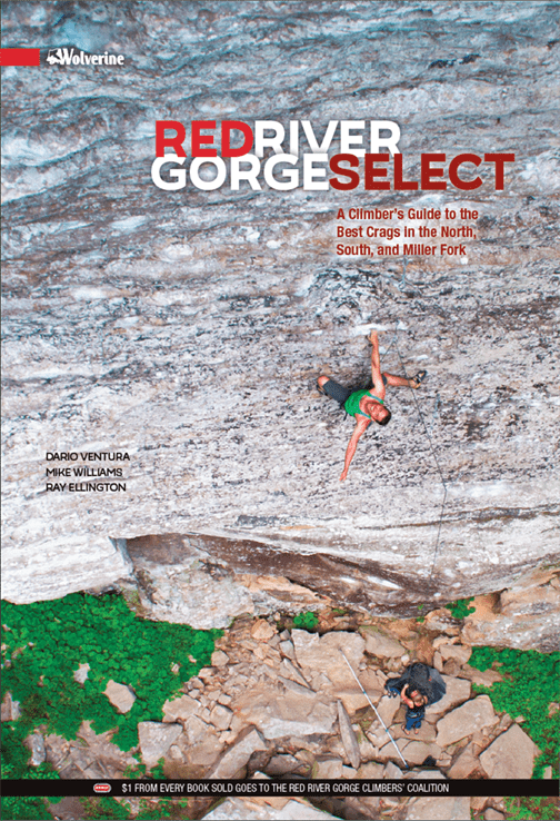 Red River Gorge Climbing Guide Book, front cover