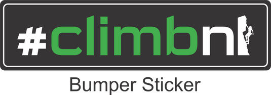Climbing Bumper Sticker