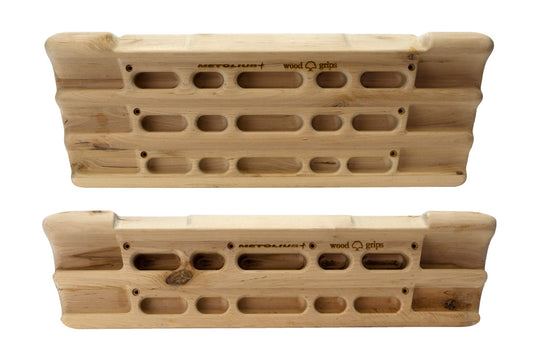 Planches suspendues avec poignées en bois 
